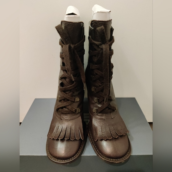 Size 37 D&G dark brown boots - Picture 2 of 7